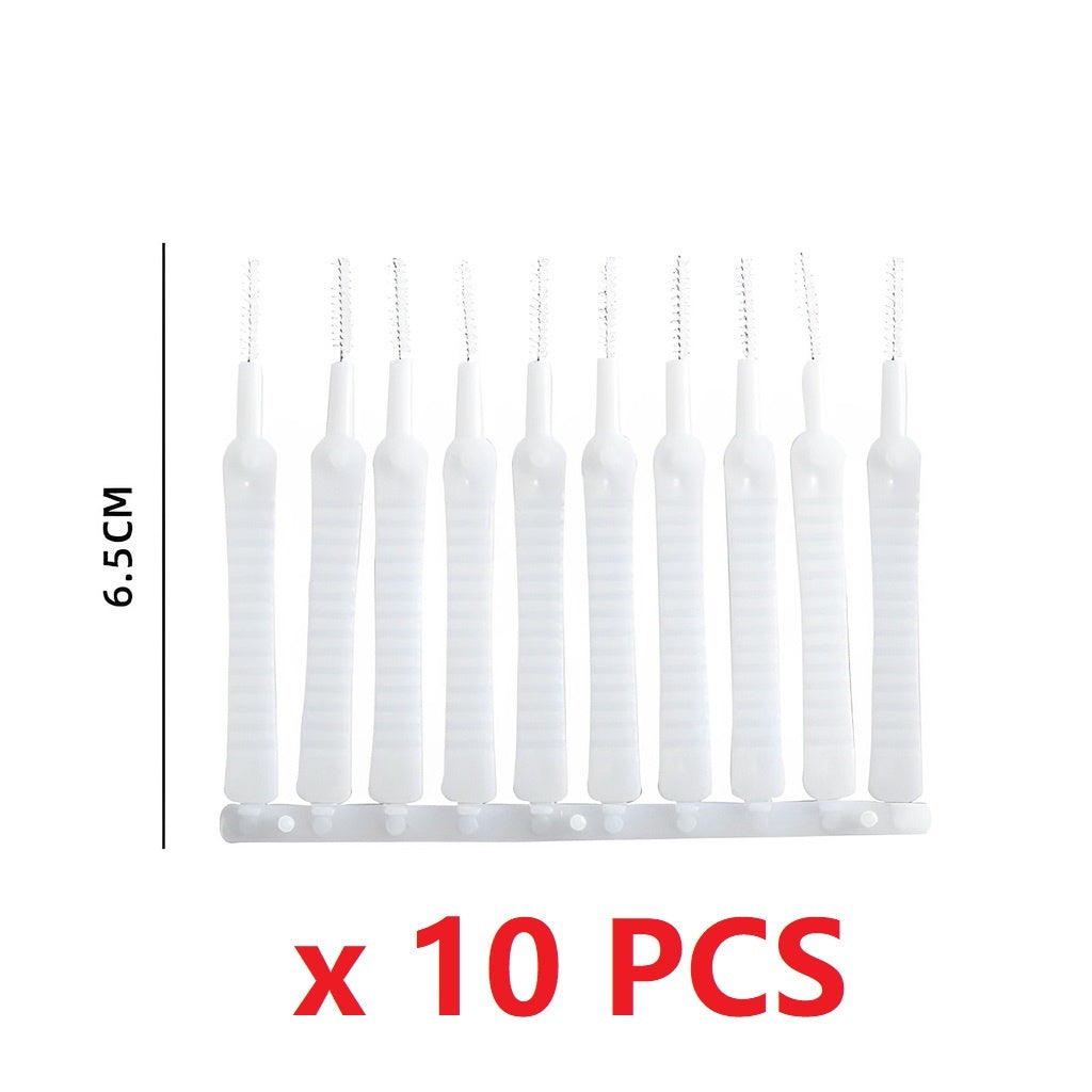 1Set Shower Nozzle Cleaning Brush 10 Pcs Of Shower Pore Gap Brush Head Anti-clogging Small Brush Bathroom Cleaning Tools