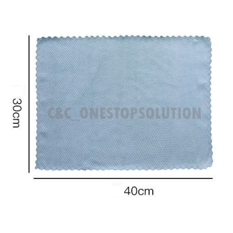 C&C Cationic Quick Drying Towel Kain Dapur Absorbent Microfibre Cloth Non-stick Oil Double-layer Dish Cloth