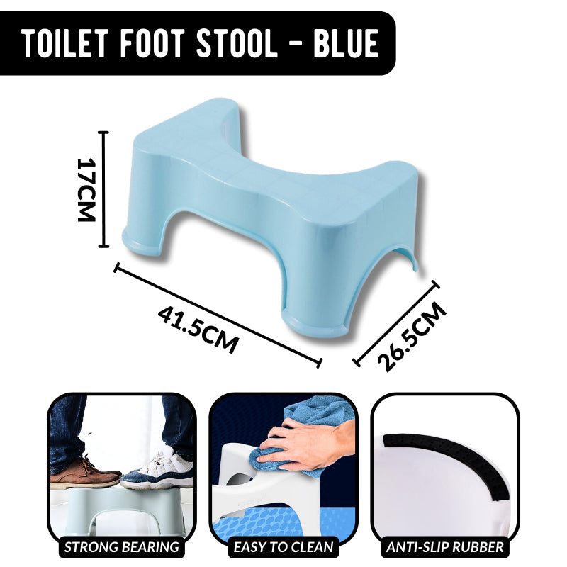 C&C Thick Adult Non-slip Foot Stool Squat Toilet Stool Squatty Potty Bathroom Toilet Stool Sit Seat Kerusi tandas