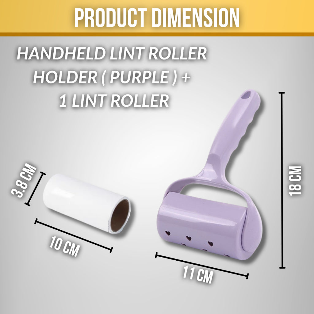 C&C Adjustable Handle Floor Dust Hair Remover Roller Sticky Lint Roller Sticker Mop Fur Cloth Cleaner Pelekat Habuk