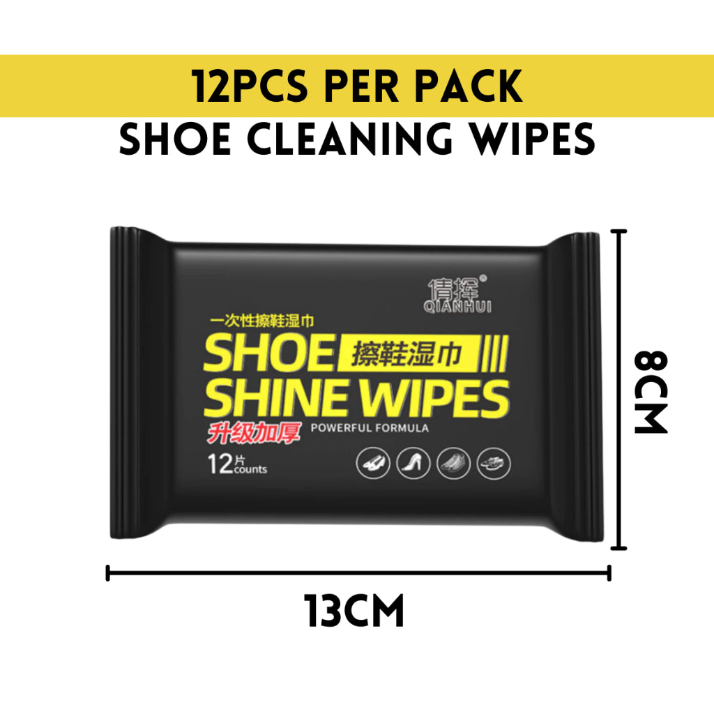 Travel Shoe Cleaning Wet Tissue Wipes Portable Shoes Sneakers Care Pack Shoes cleaning Solution Tisu Cuci Kasut
