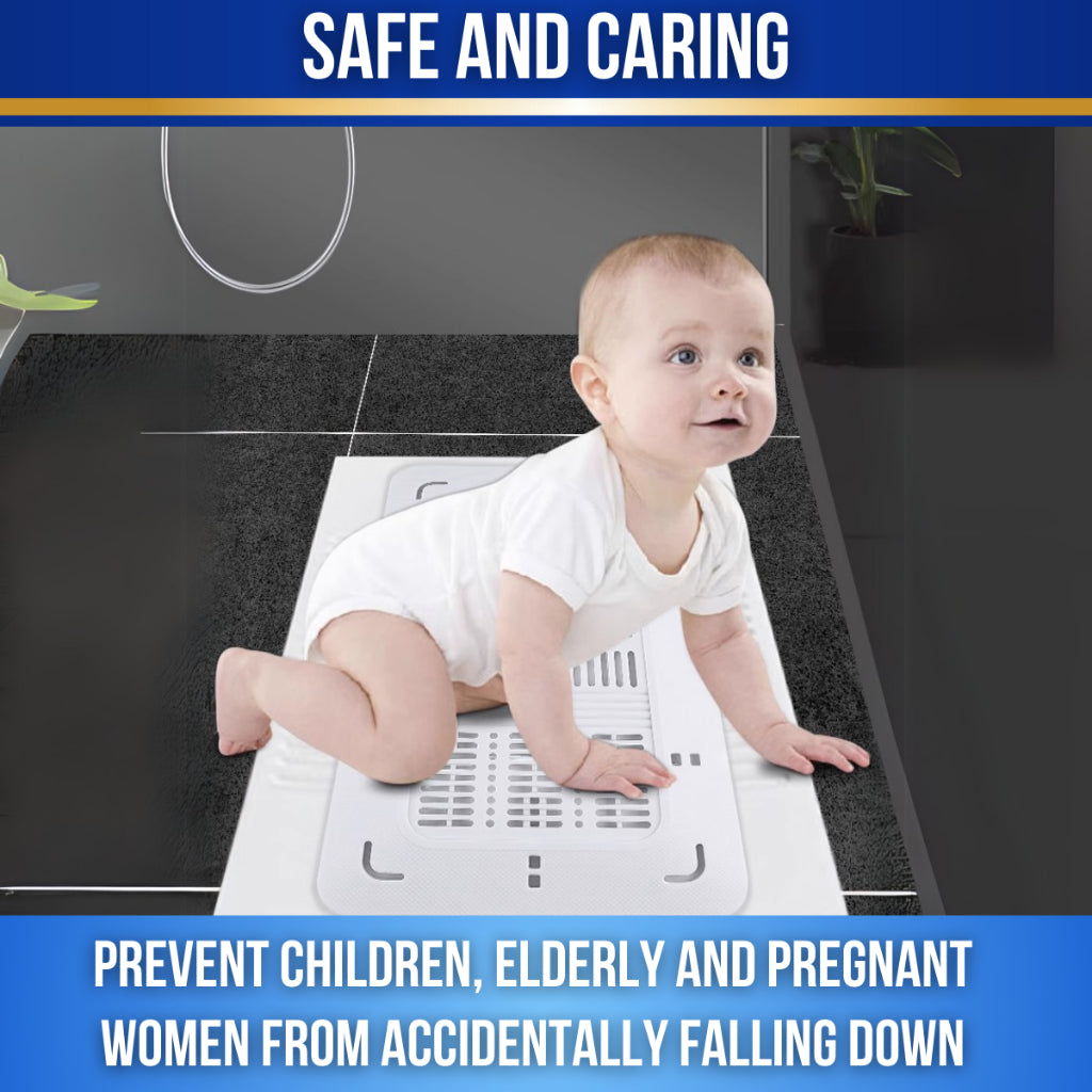C&C Squatting Toilet Pan Cover Anti-Slip Squat Toilet Cover Penutup Lubang Tandas Cangkung