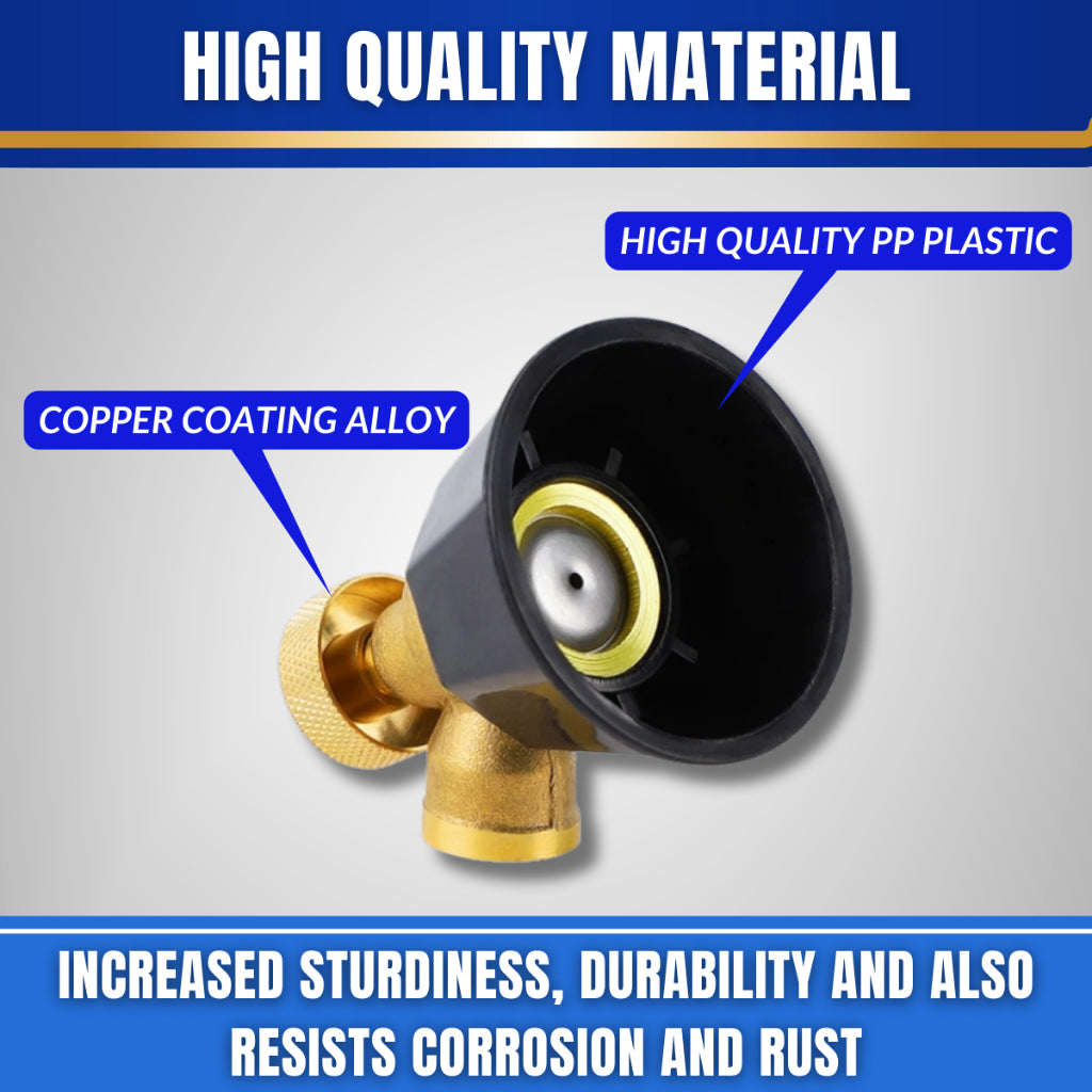 C&C High Pressure Cyclone Nozzle Agricultural Atomization Adjustable Garden Mist Spryer Muncung Tekanan Tinggi