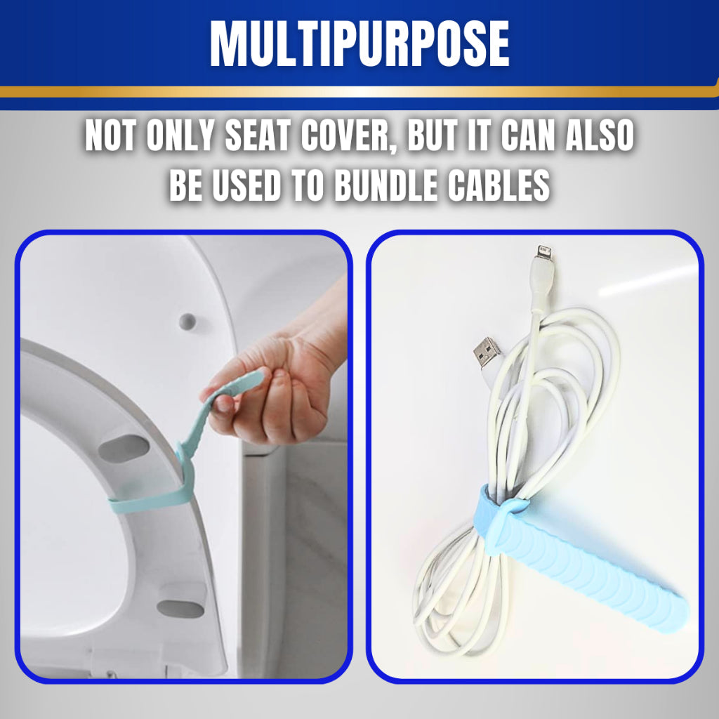 C&C Toilet Seat Cover Lifter Handle Silicone Toilet Lid Handle Pengangkat Tempat Duduk Tandas