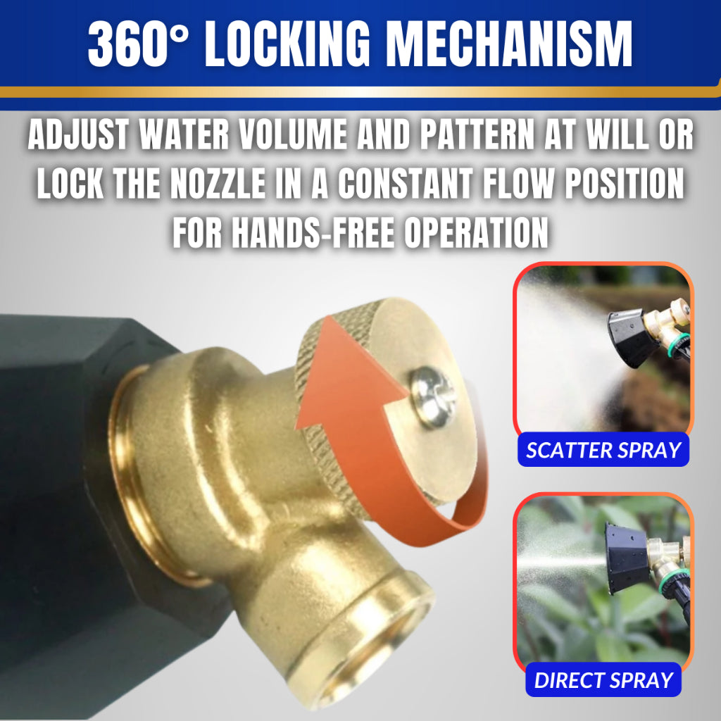 C&C High Pressure Cyclone Nozzle Agricultural Atomization Adjustable Garden Mist Spryer Muncung Tekanan Tinggi
