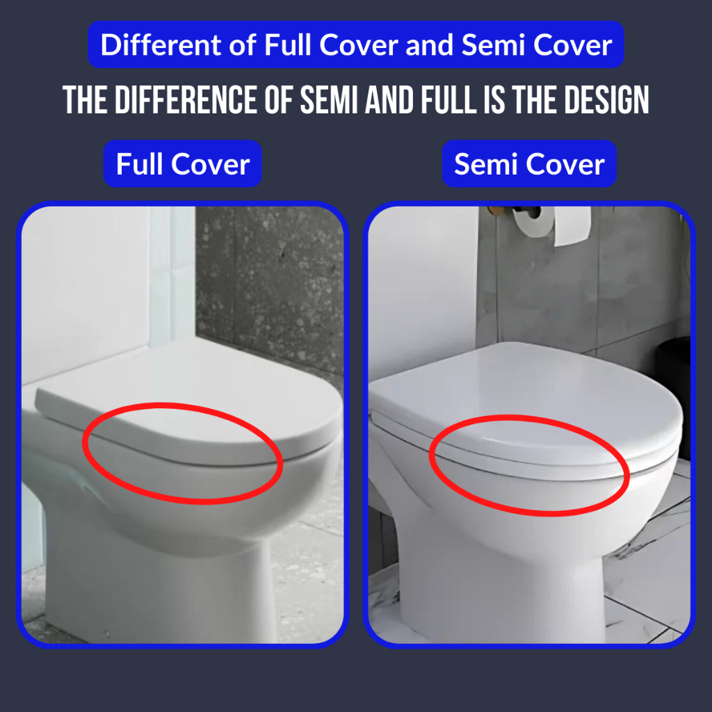 C&C Heavy Duty U Shape Toilet Seat Cover With Soft Close Adjustable Hinge Penutup Mangkuk Duduk Tandas Johnson Sorento