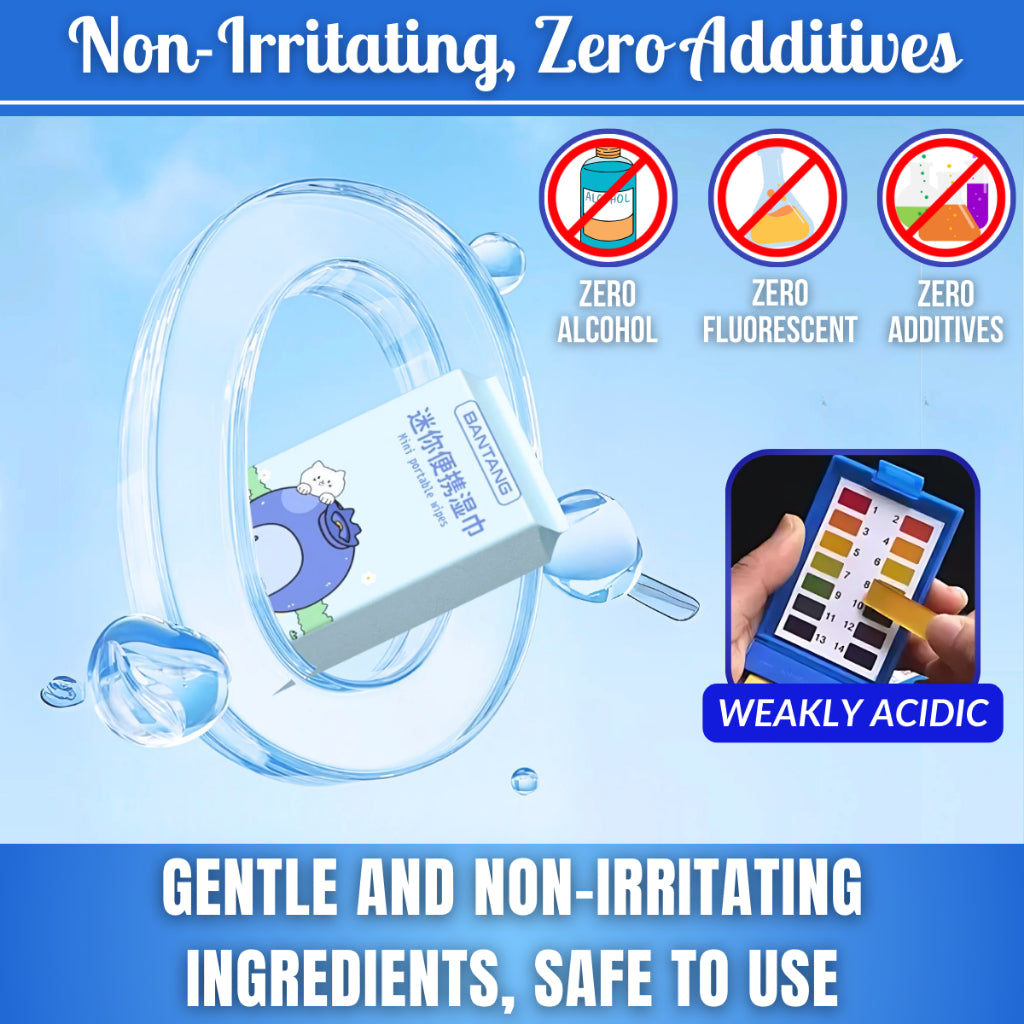 C&C Disposable Mini Baby Wipes Cleaning Wipes Portable Travel Wet Tissue Pocket Size Clean Wet Wipes
