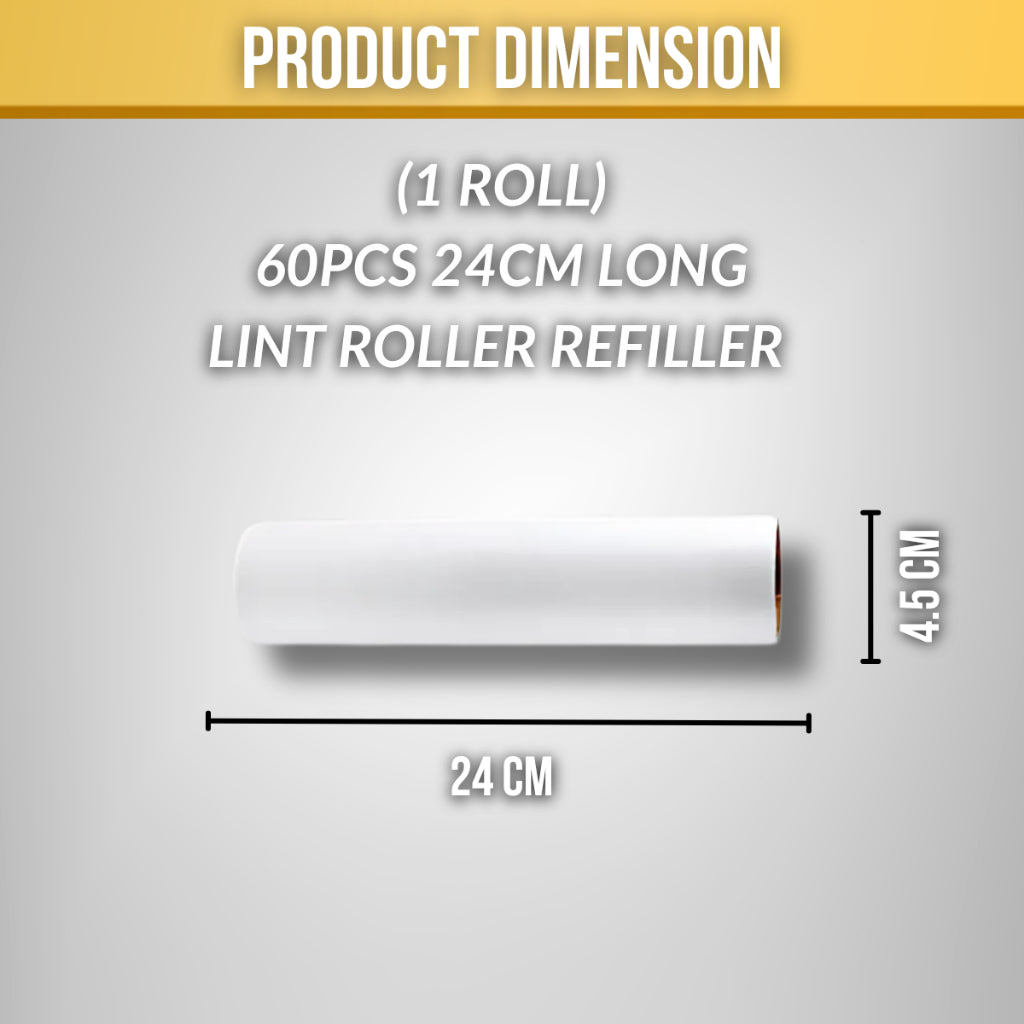 C&C Adjustable Handle Floor Dust Hair Remover Roller Sticky Lint Roller Sticker Mop Fur Cloth Cleaner Pelekat Habuk