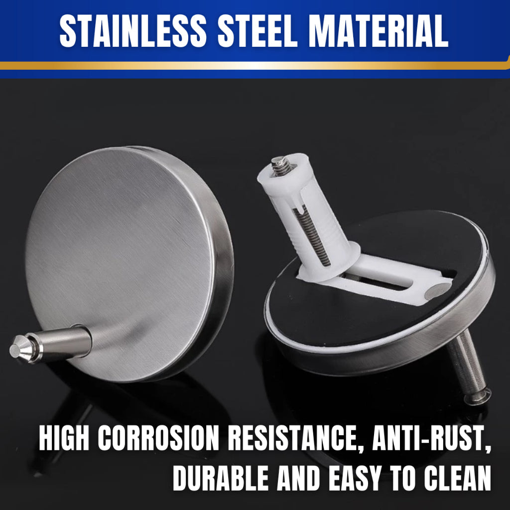 1 Set Spare Part SUS304 Toilet Seat Hinge Attachment Set Stainless Steel Toilet Seat Cover Hinge Quick Releas