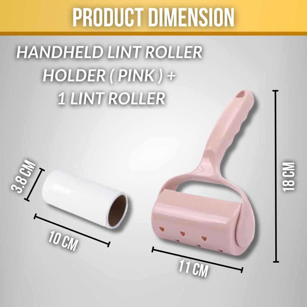 C&C Adjustable Handle Floor Dust Hair Remover Roller Sticky Lint Roller Sticker Mop Fur Cloth Cleaner Pelekat Habuk