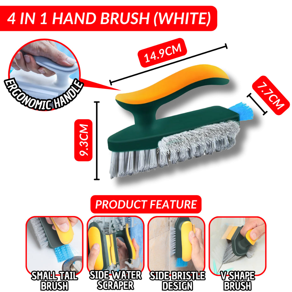 3in1 Magic Broom Penyapu Lantai Floor Cleaning Brush Gap Scrub Brush Tile Kitchen Bathroom Glass Toilet