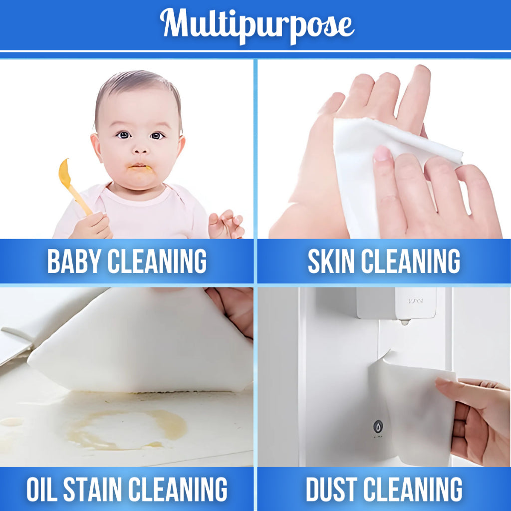C&C Disposable Mini Baby Wipes Cleaning Wipes Portable Travel Wet Tissue Pocket Size Clean Wet Wipes