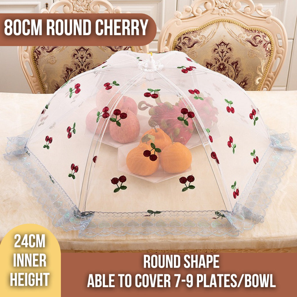 C&C Premium Food Cover Umbrella Design Mesh Tudung Saji Moden Table Dishes Cover