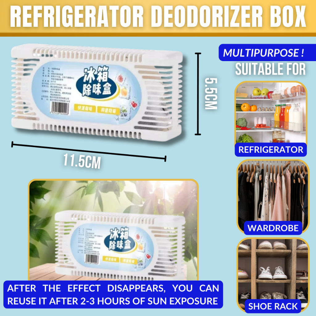 C&C Refrigerator Deodorate Deodor Fridge deodorizer Deodorant box Bamboo Charcoal Remove Odor Absorber