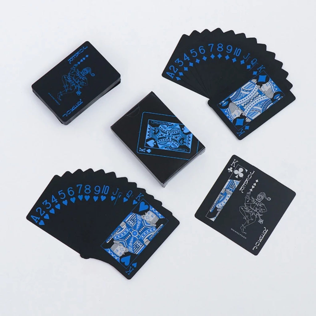 Premium Gold Waterproof Plastic Foil Luxury Poker Card Playing Cards Classic Magic Tricks Tool Deck kad poker