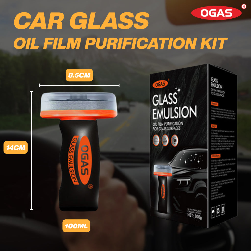 C&C OGOS BRAND Car Headlight Restore Kit and Hand-Held Car Glass Emulsion Kit Oil Firm Cleaner For All Car Vehicles