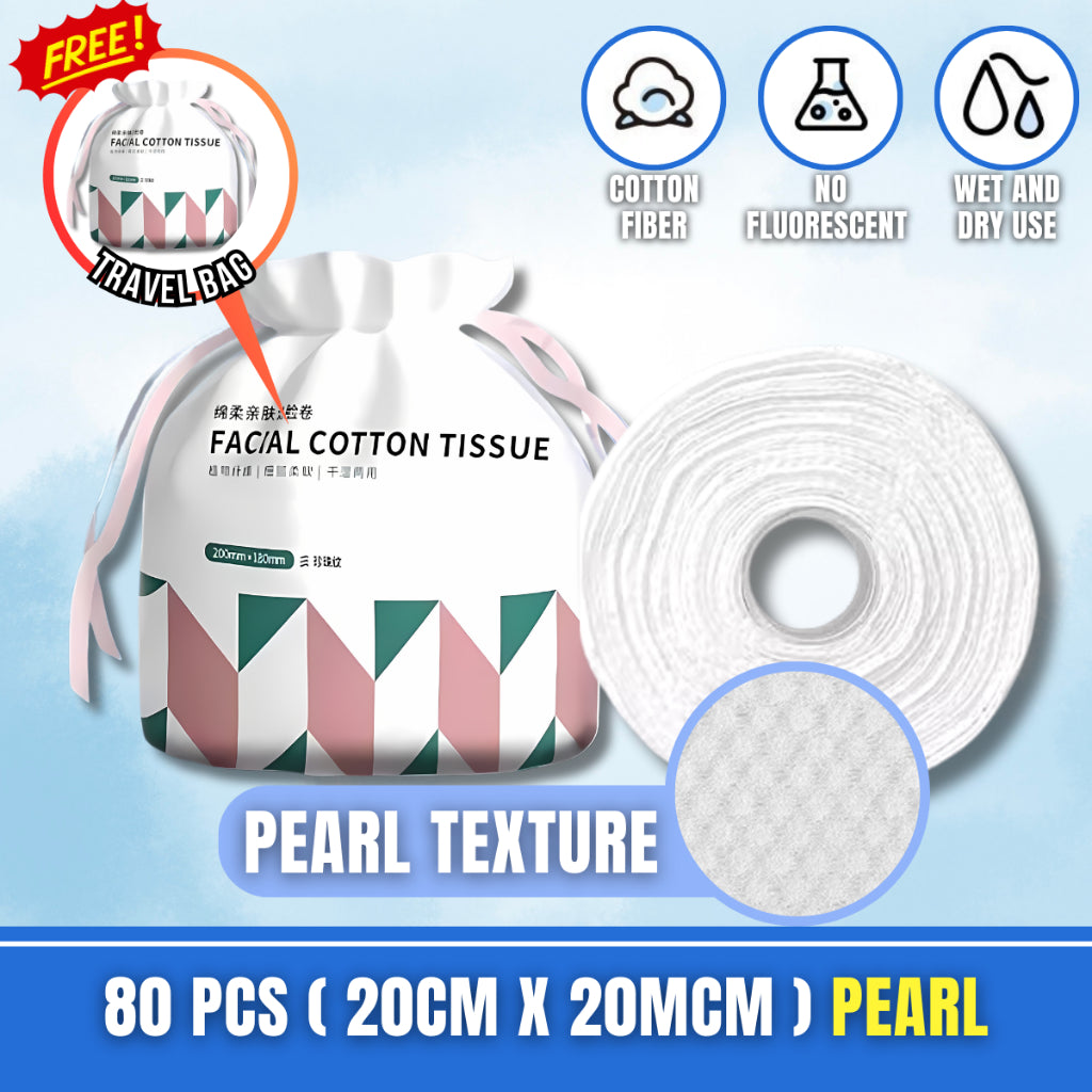 C&C 228pcs Cotton Pad Facial Cosmetic Remover Nail Polish Remover Make up Cleansing Cotton Pads Pad Kapas Muka