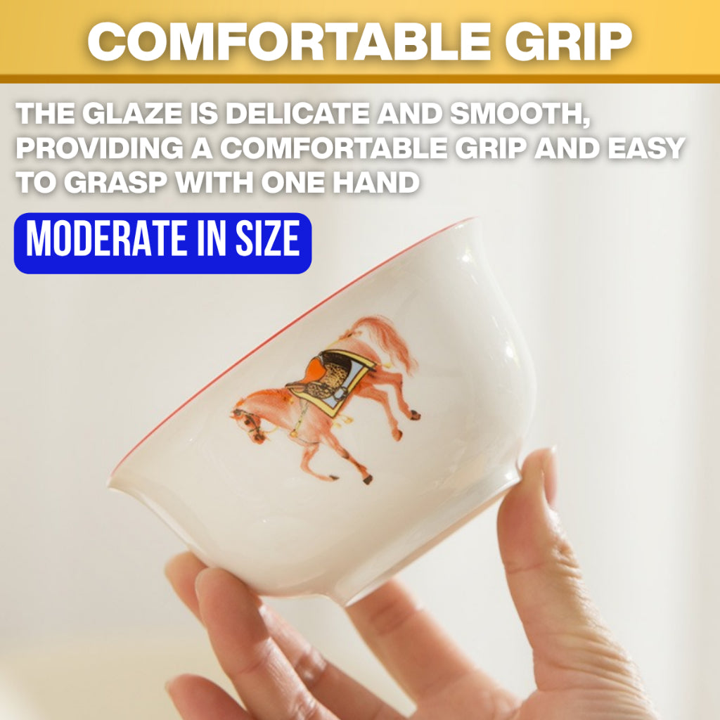 C&C 2026 Horse Mangkuk Viral Ceramic Bowl Gift Set Chinese New Year Lunar New Year Gift Set Rice bowl CNY GIFT SET