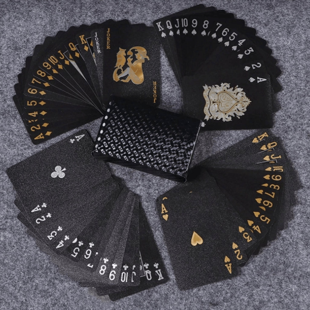 Premium Gold Waterproof Plastic Foil Luxury Poker Card Playing Cards Classic Magic Tricks Tool Deck kad poker