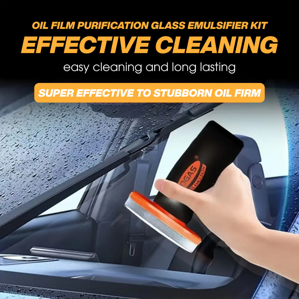 C&C OGOS BRAND Car Headlight Restore Kit and Hand-Held Car Glass Emulsion Kit Oil Firm Cleaner For All Car Vehicles