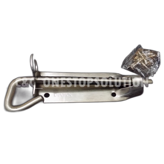NAVATO Stainless Steel Sliding Bolt Gate Latch Selak Pintu Tahan Karat - 60MM / 100 MM