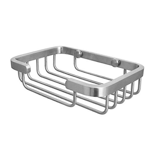 New Storage Rack Basket Bathroom/Kitchen Rack Stainless Steel Shelf Wall Mounted Holder Organizer 20X12X7.5 CM