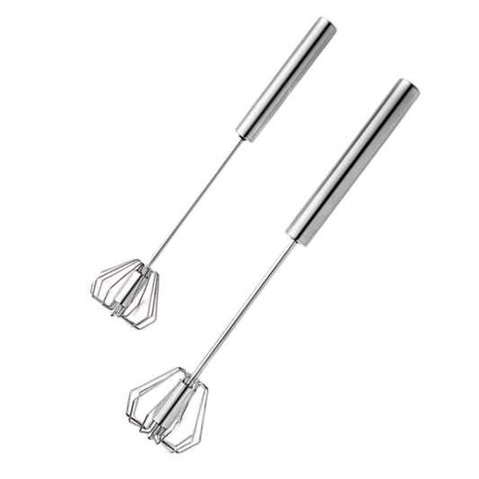 Push Rotation Auto Hand Push Stainless Steel Whisk Mixer Egg Beater Cream Frother Dressings Blender