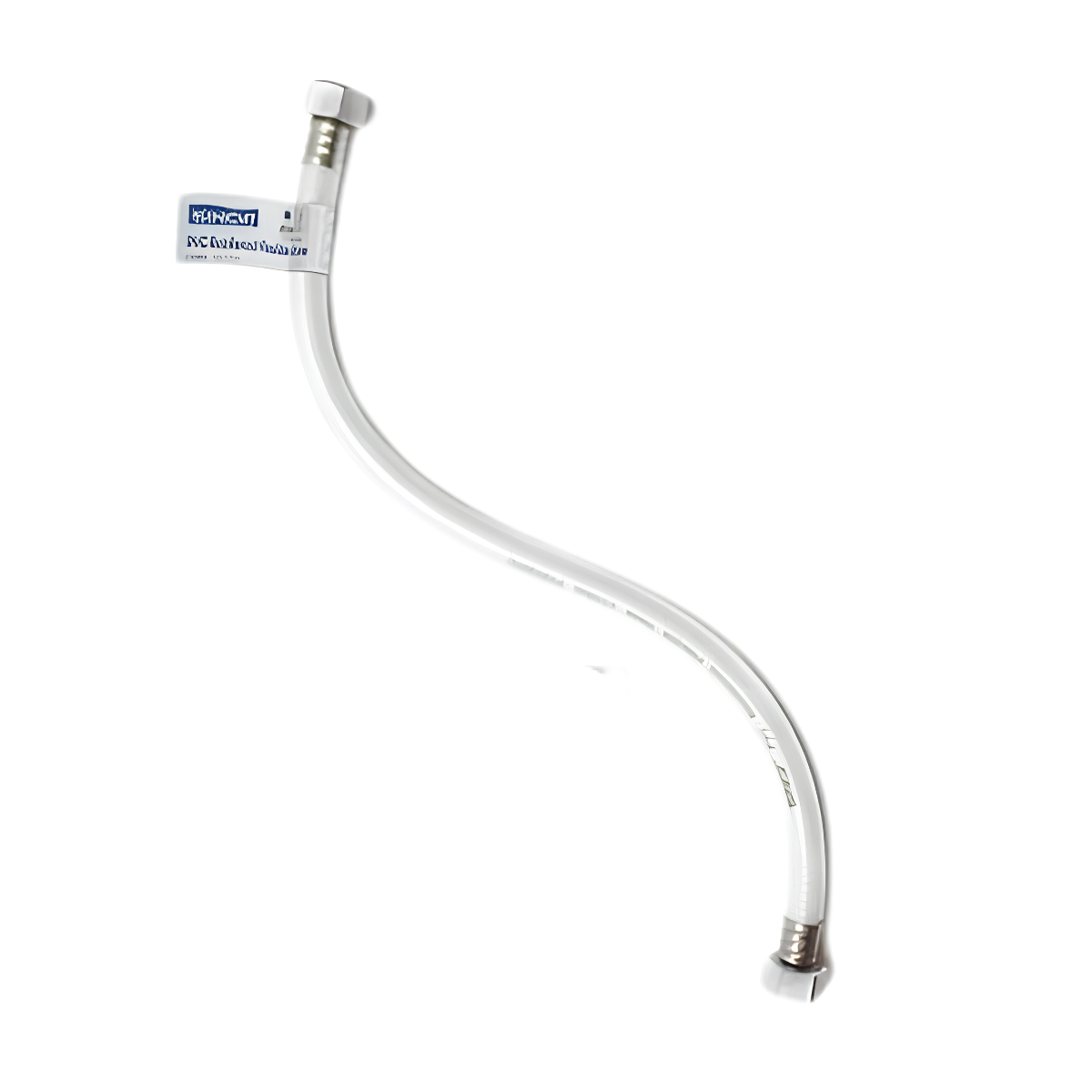 PVC Reinforced Flexible Hose 72 Inches Toilet Connector WC PVC Inlet Reinforced High Pressure Flexible Connection Braided Hose