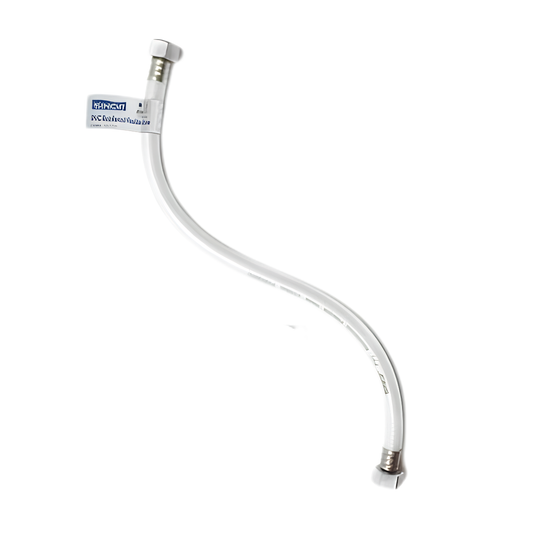 PVC Reinforced Flexible Hose 72 Inches Toilet Connector WC PVC Inlet Reinforced High Pressure Flexible Connection Braided Hose