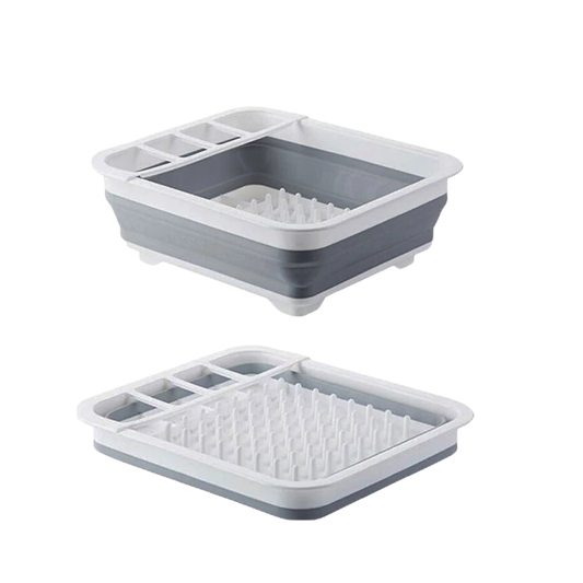 Foldable Dish Drying Rack Kitchen Collapsible Dish Drainer Storage Tableware Drainer Board Tableware