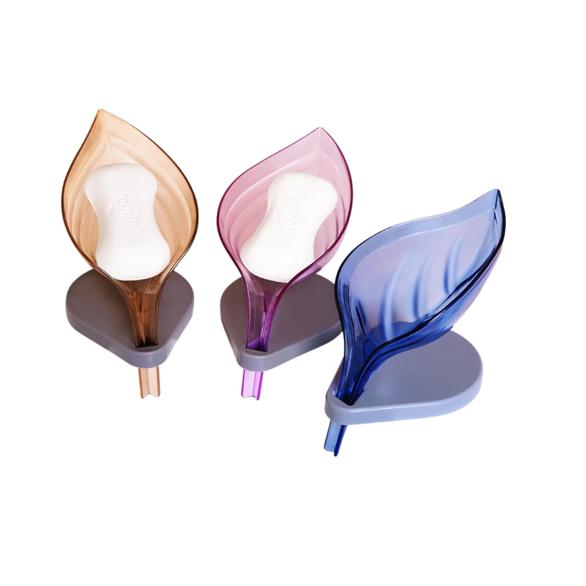Creative Detachable Leaf shape Non-slip suction Soap Holder soap casing box Kotak Sabun Bath, Kitchen