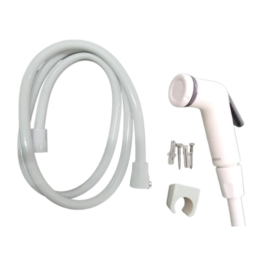 ECOYANG Premium PVC Spray Hand Bidet Set 1.2 meter PVC hose and ABS bracket