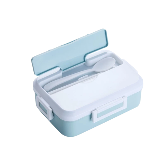 compartment 1200ml Lunch Box With Spoon And Chopsticks BPA Free Microwave Safe Lunch Box Leak