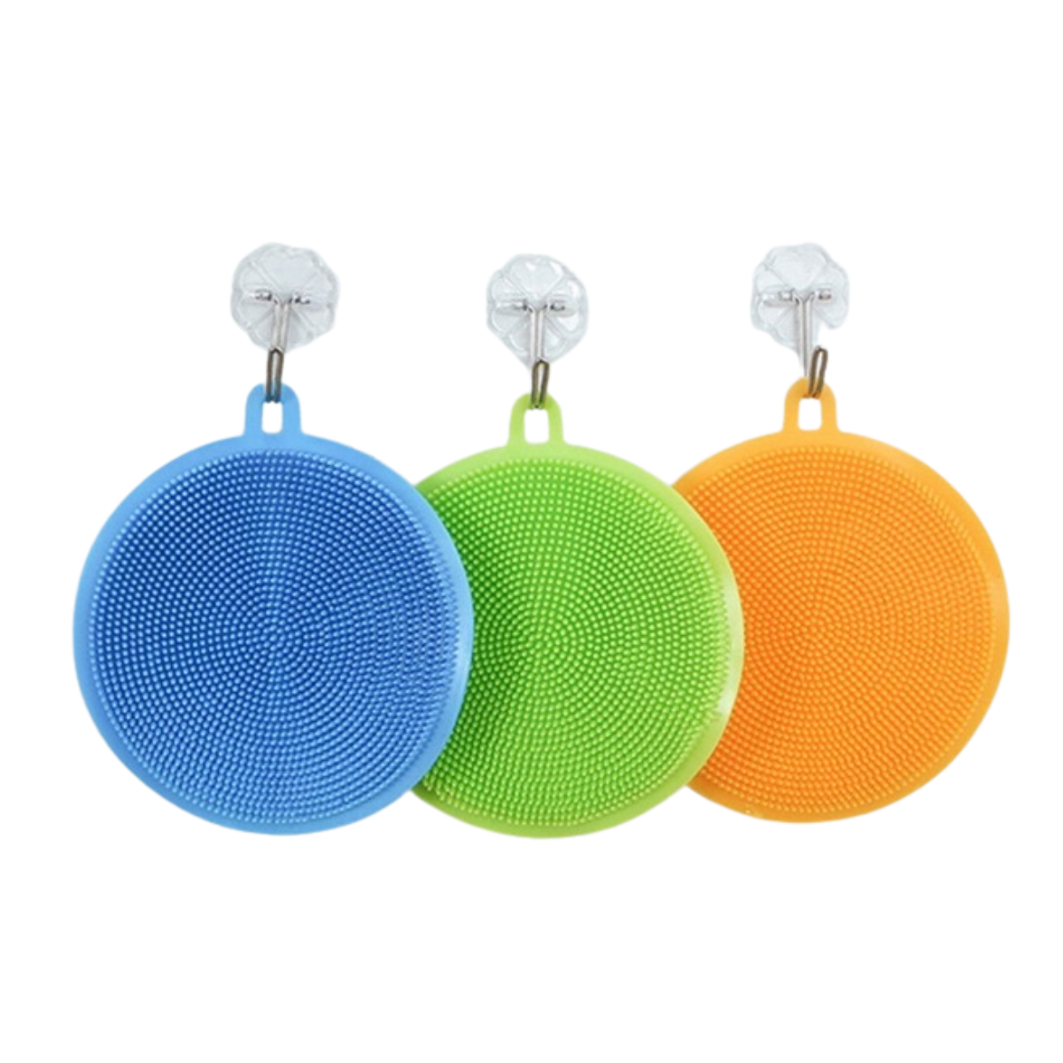 Multifunctional Silicone Dish Washing Sponge Scrubber Kitchen Cleaning Tool 10.8cm