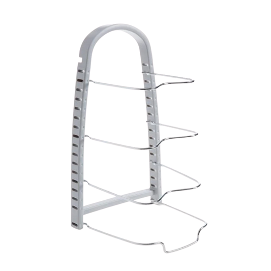 Multipurpose Pot and Pans Organiser Rak Penitup Periuk Lid Rack Organizer for Kitchen Countert Lid Holder