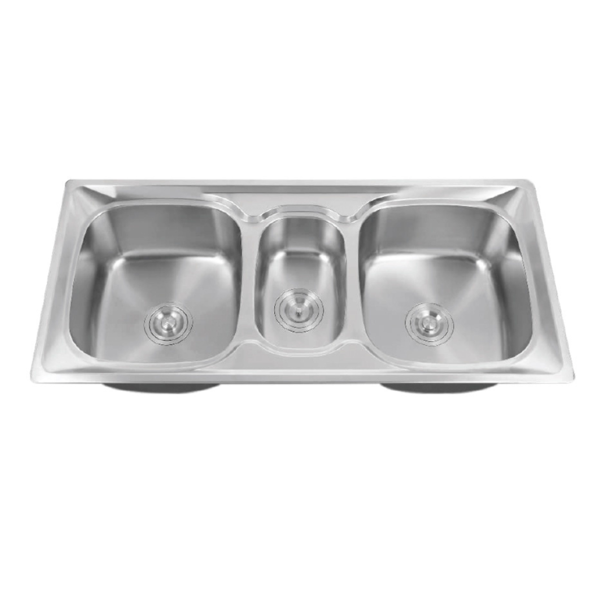 SINOR SN-10046 Multi Compartment Stainless Steel Sink Bowl Waste Strainer with Filter Tray Included