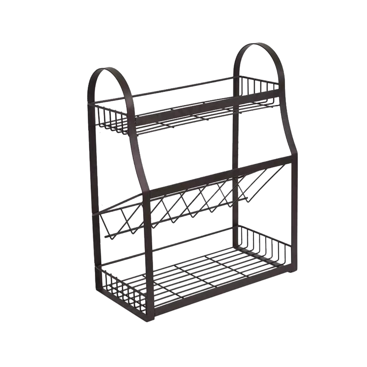 Layers Seasoning Rack Rempah Ratus Rack Kitchen Condiment Rack Kitchen Spice Storage Rack