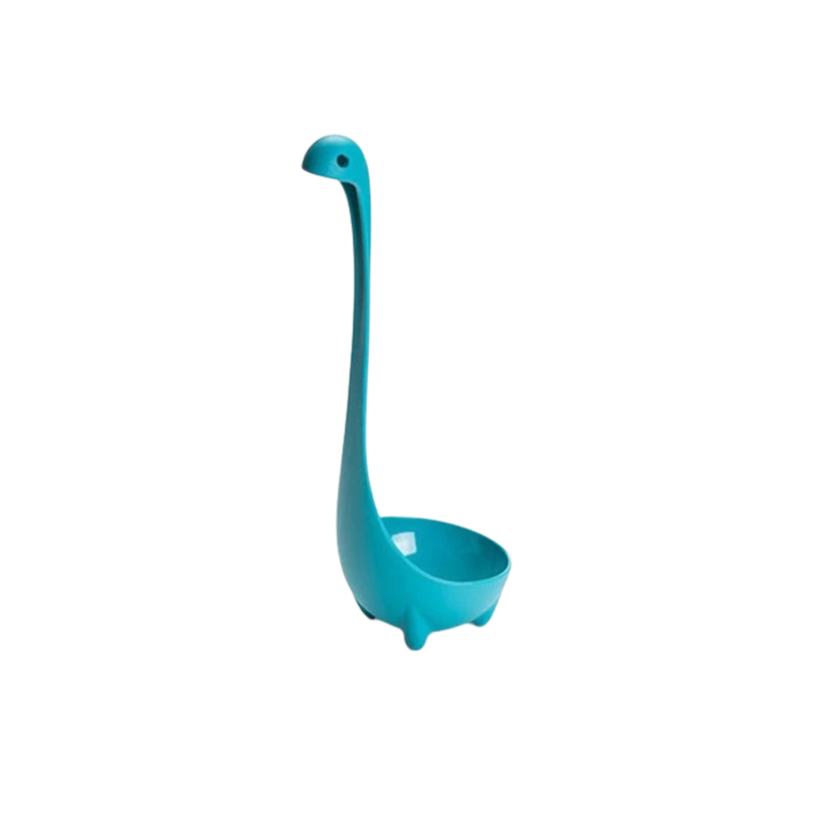 Creative Dinosaur Long Handle Stand-up Soup Spoon Toughened Nylon Lake Monster Modeling Ladle Food safe