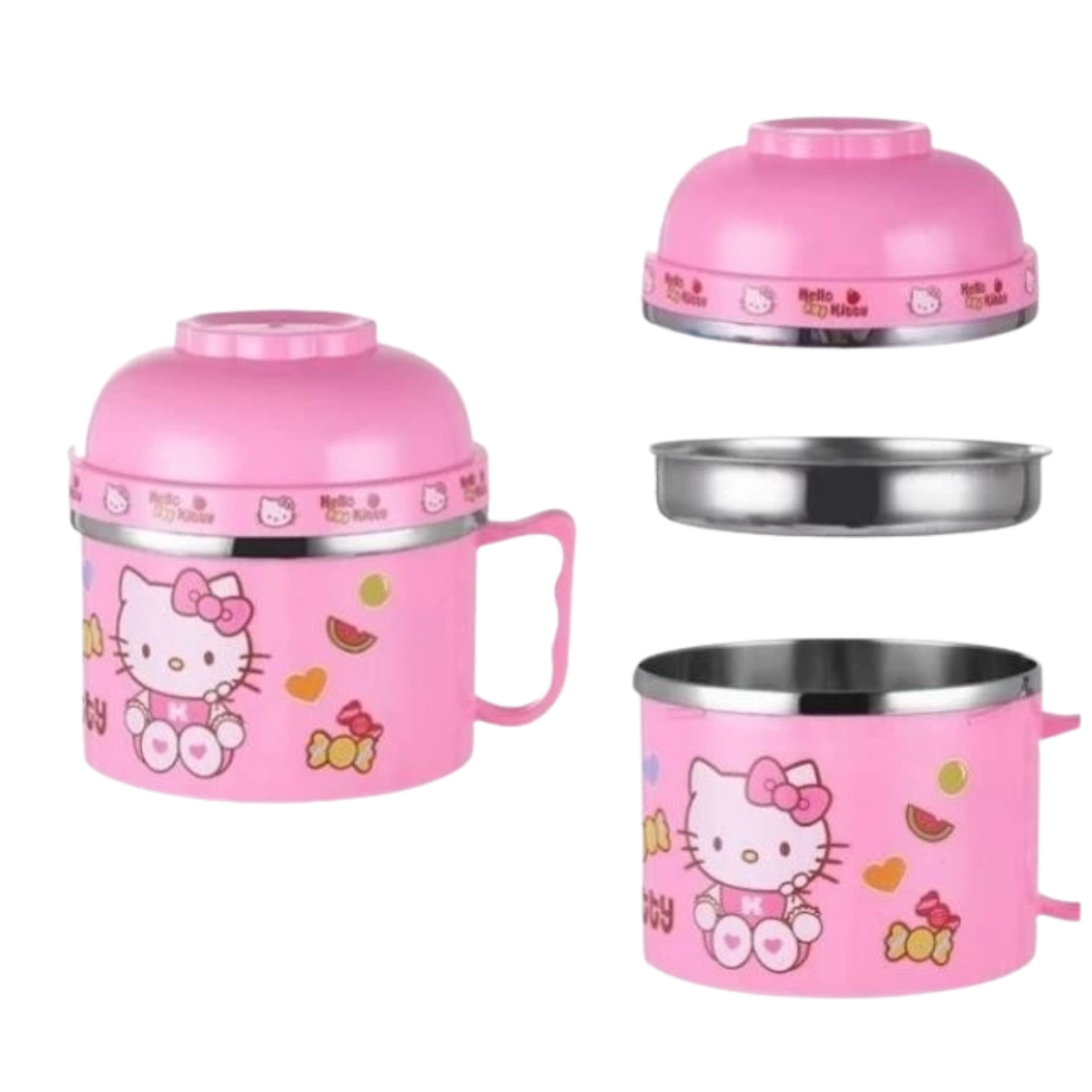 Stainless Steel Lunch Box Container Thermal Lunch Box kotak makan tengah hari keluli tahan karat