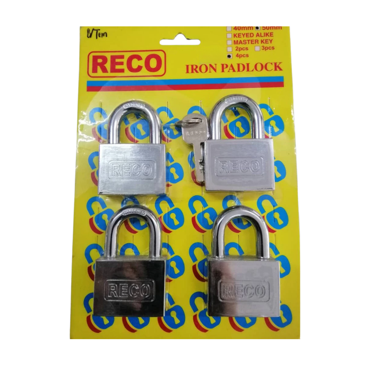 RECO IRON PADLOCK 50MM