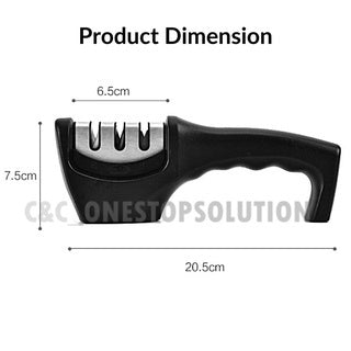 C&C 3 In 1 Knife Sharpener Triple Function Knife Sharpener Kitchen Practical Knife Sharpener Blade Sharpener