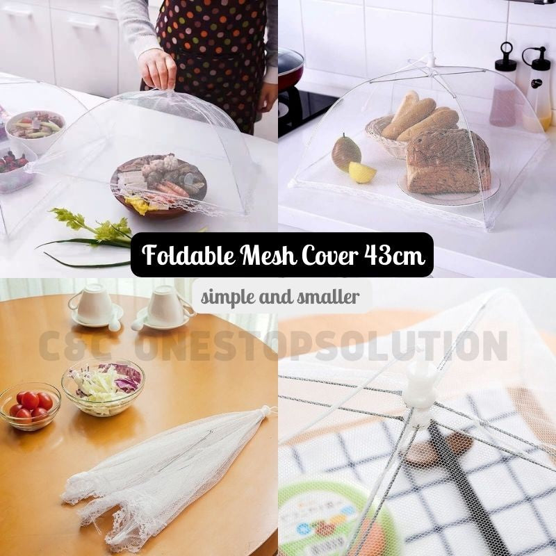 C&C Foldable Washable Mesh Food Cover Pest Control Cover Table Cover Grid Vegetable Dish Cover Breathable Anti-fly