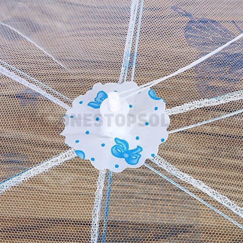 C&C Foldable Washable Mesh Food Cover Pest Control Cover Table Cover Grid Vegetable Dish Cover Breathable Anti-fly