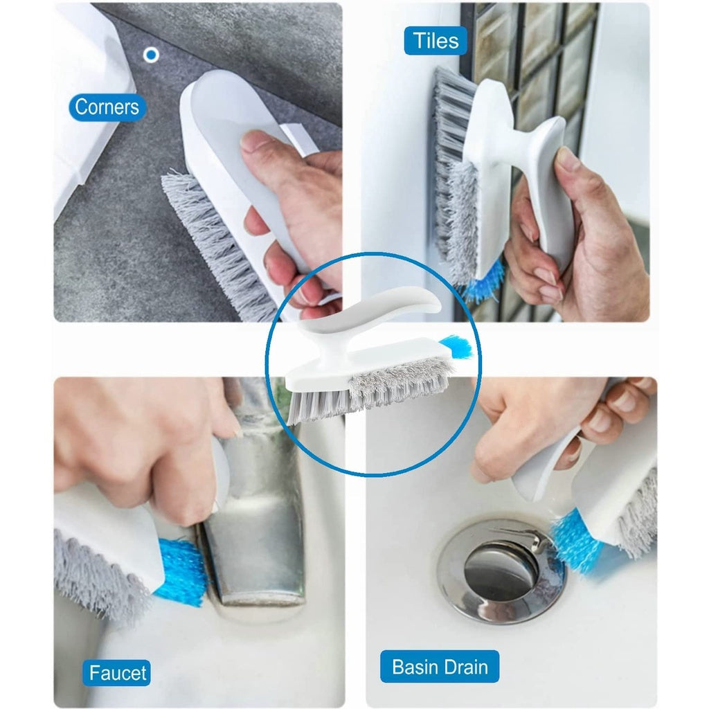 C&C 4 in 1 Brush Cleaning Tools Toilet Brush Kitchen Floor Brush Tile Wall Corner Stiff Bristles Berus Lantai Tandas