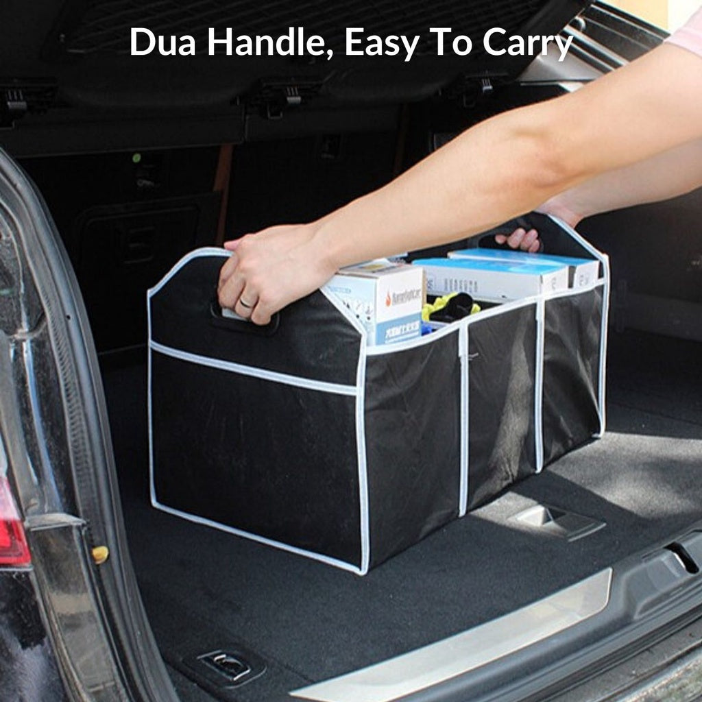 C&C Collapsible Car Boot Organizer Portable Foldable Tidy Storage Bag Storage Car Trunk Rear Organiser Accessories