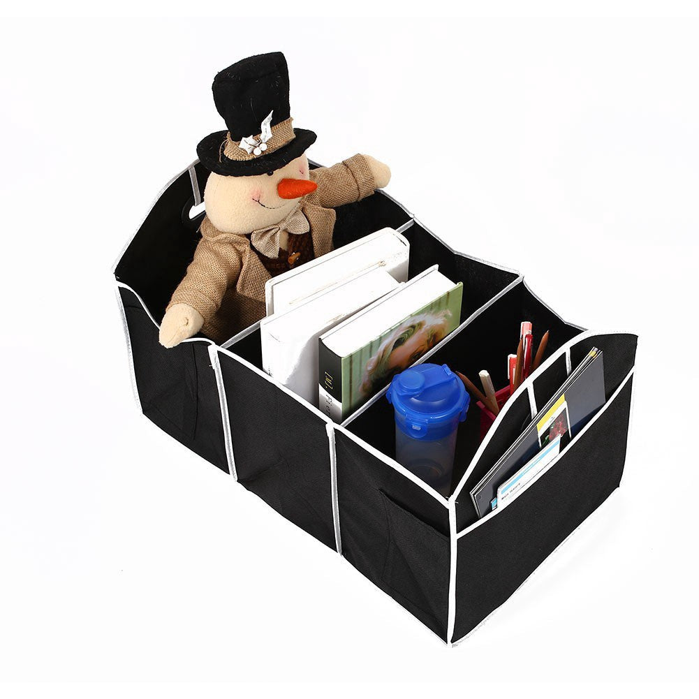 C&C Collapsible Car Boot Organizer Portable Foldable Tidy Storage Bag Storage Car Trunk Rear Organiser Accessories