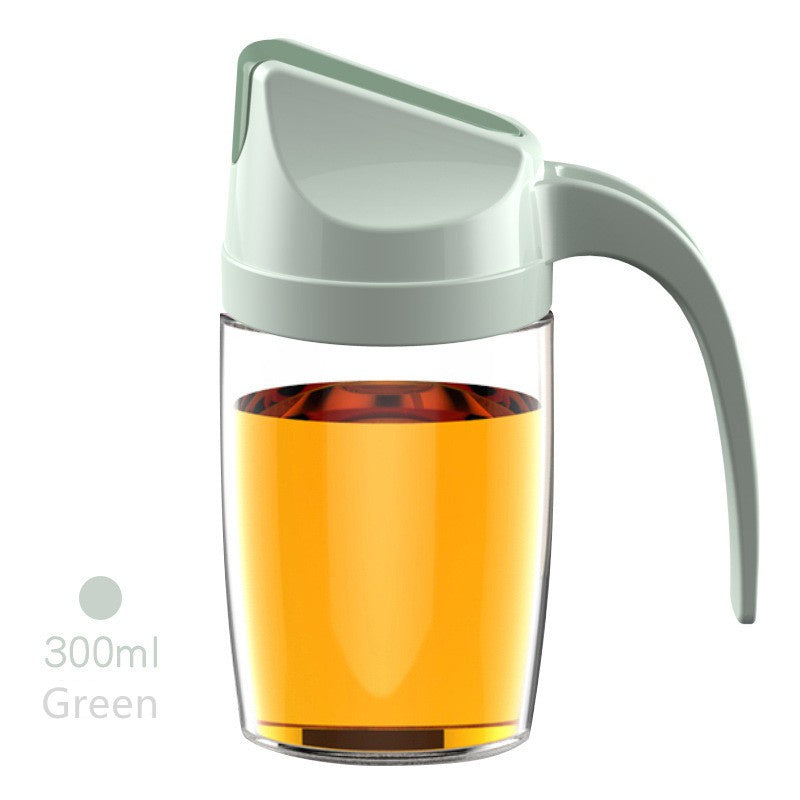 Automatic Oil Dispenser Oil Bottle Stainless Steel Oil Nozzle Auto Flip Cap Glass Auto Oil Dispenser Botol Minyak