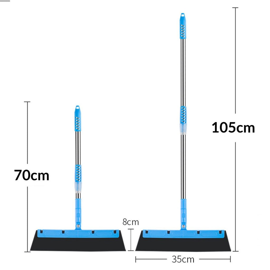 C&C Magic Broom Mop Floor Wiper Squeegee Wiper Floor Squeegee Broom Wiper Broom Penyapu Tarik Air