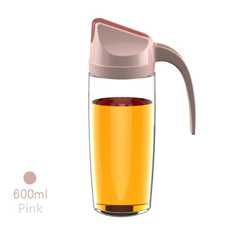 Automatic Oil Dispenser Oil Bottle Stainless Steel Oil Nozzle Auto Flip Cap Glass Auto Oil Dispenser Botol Minyak