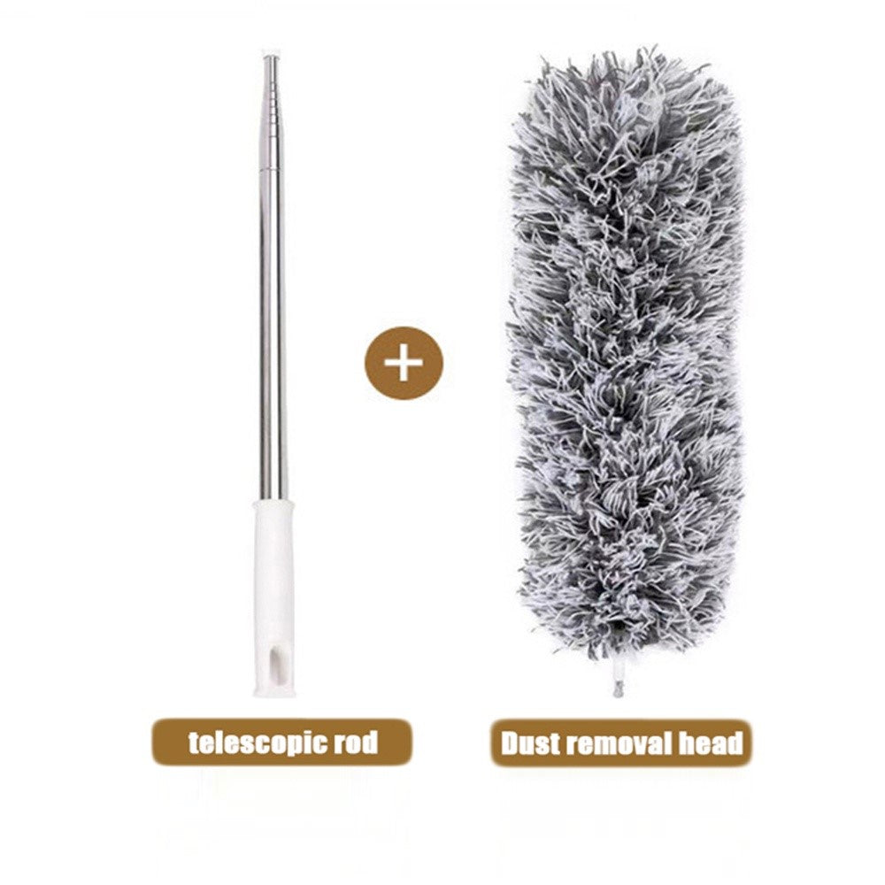 280cm Extra Long Handle Extendable Bendable Microfiber Feather Duster Fan Cupboard Cleaner Bulu Ayam Panjang